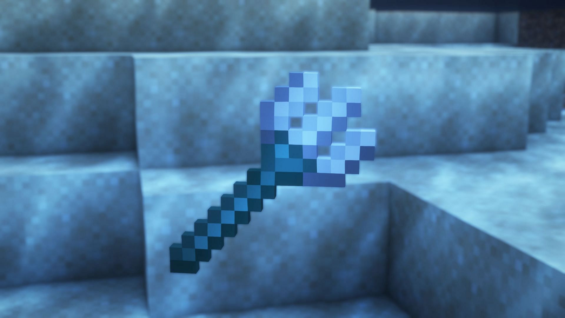 Trident is the only weapon that cannot be crafted in the game (Image via Sportskeeda Gaming || Mojang Studios)
